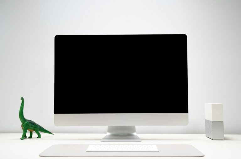A product review website open on a desktop monitor