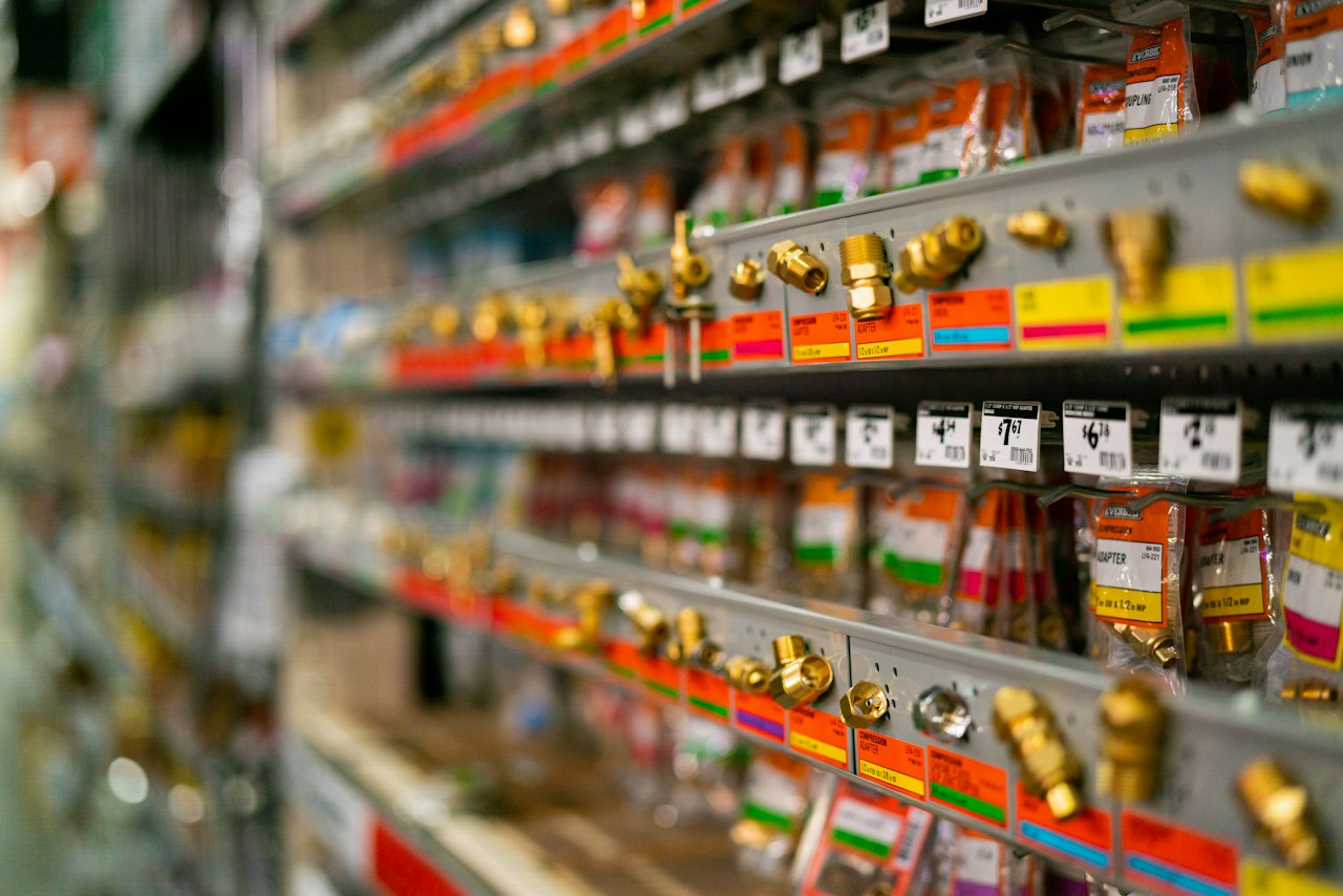 Test tubes arranged in rows in a laboratory rack