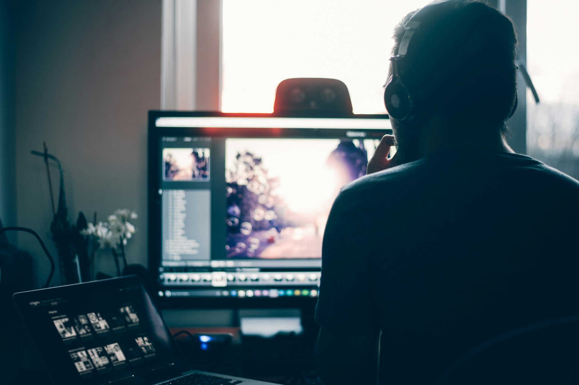 An article being revised on screen