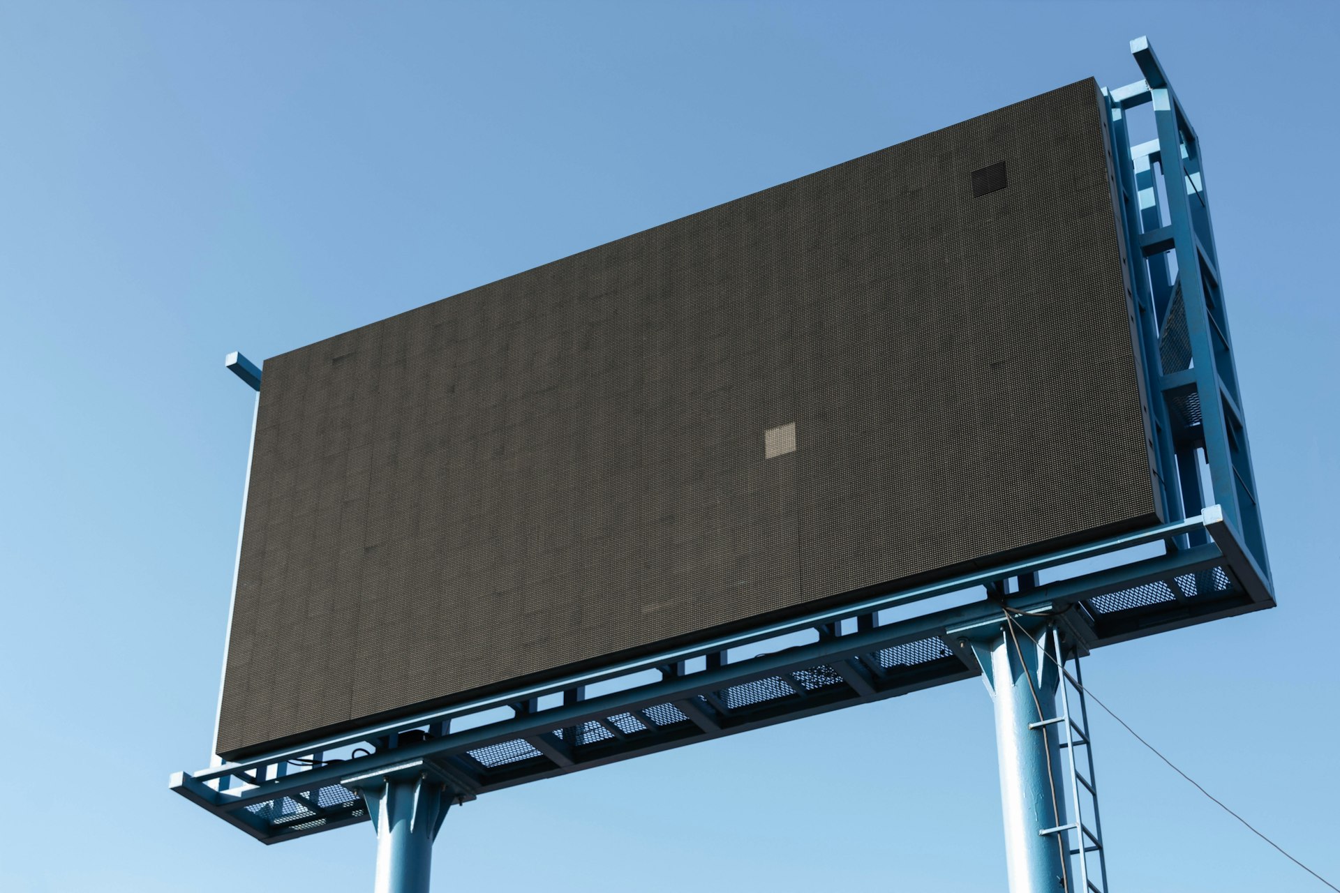 An empty billboard