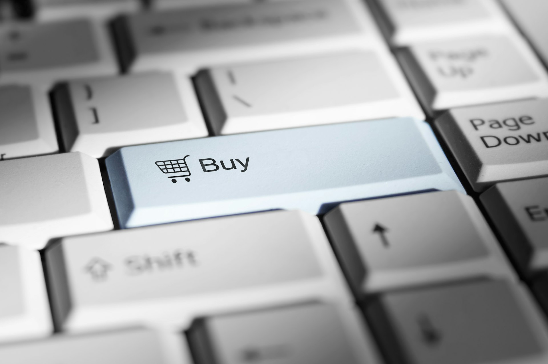 A disclosure next to a buy button