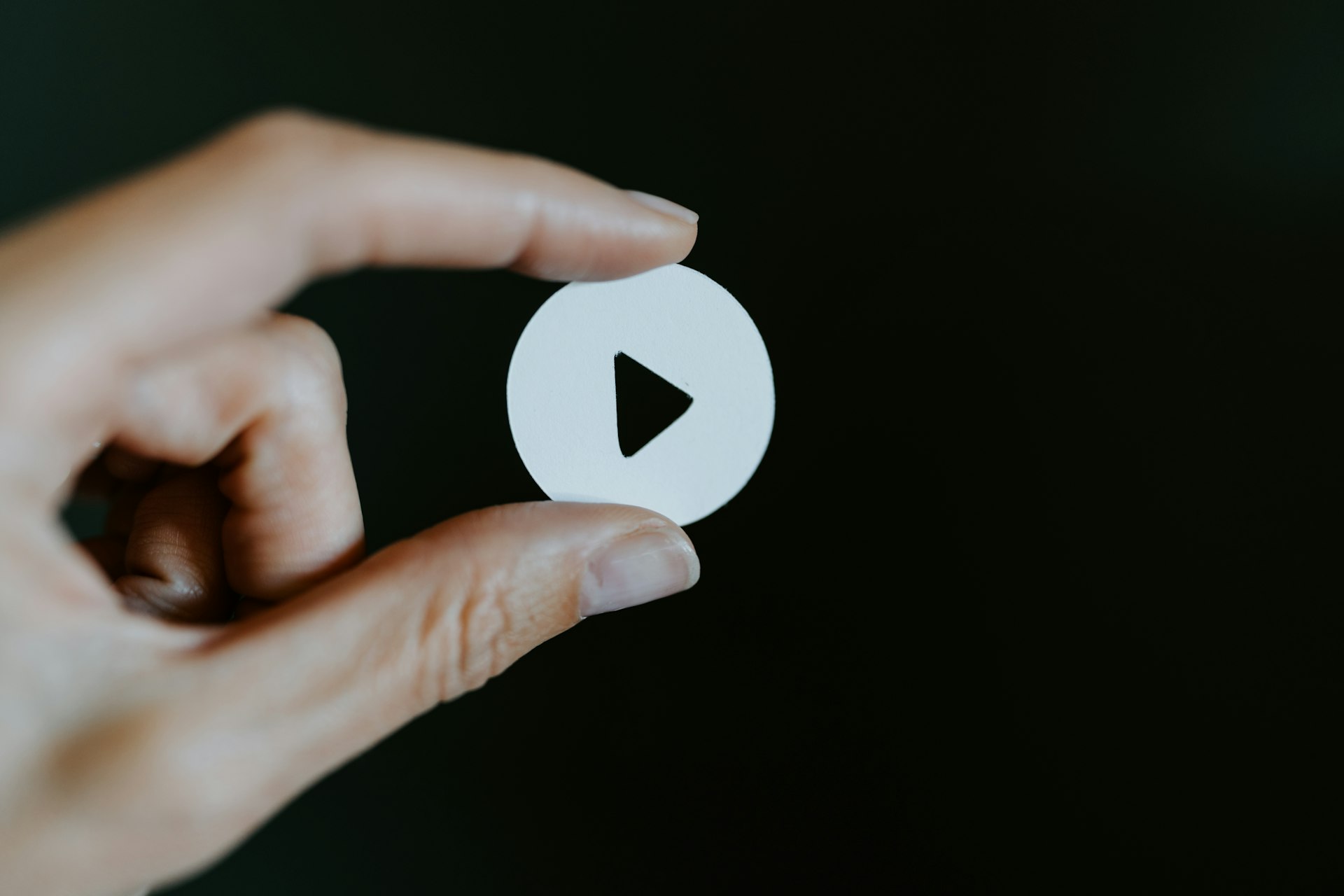 A video with an on-screen disclosure