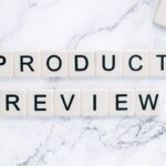 An affiliate disclosure line above a product review