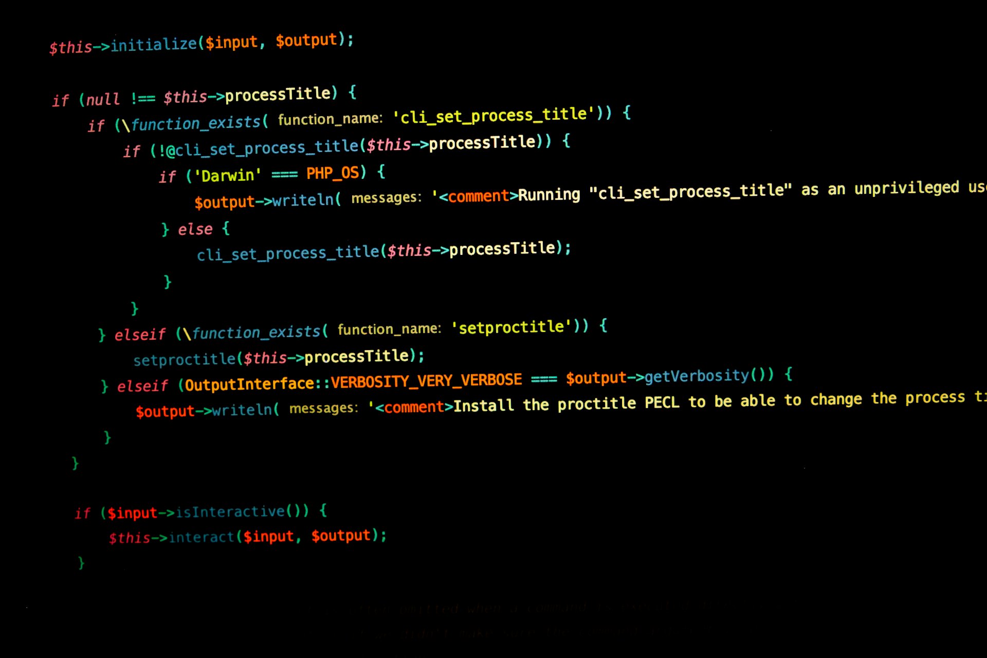 A link attribute in code