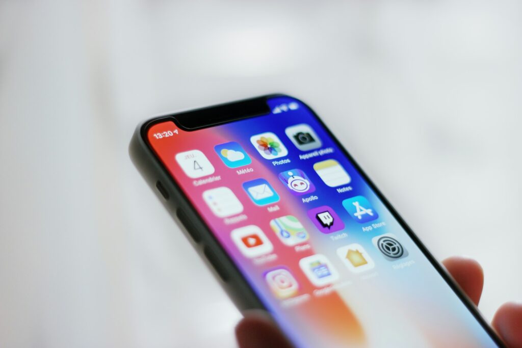 A short link on a smartphone screen