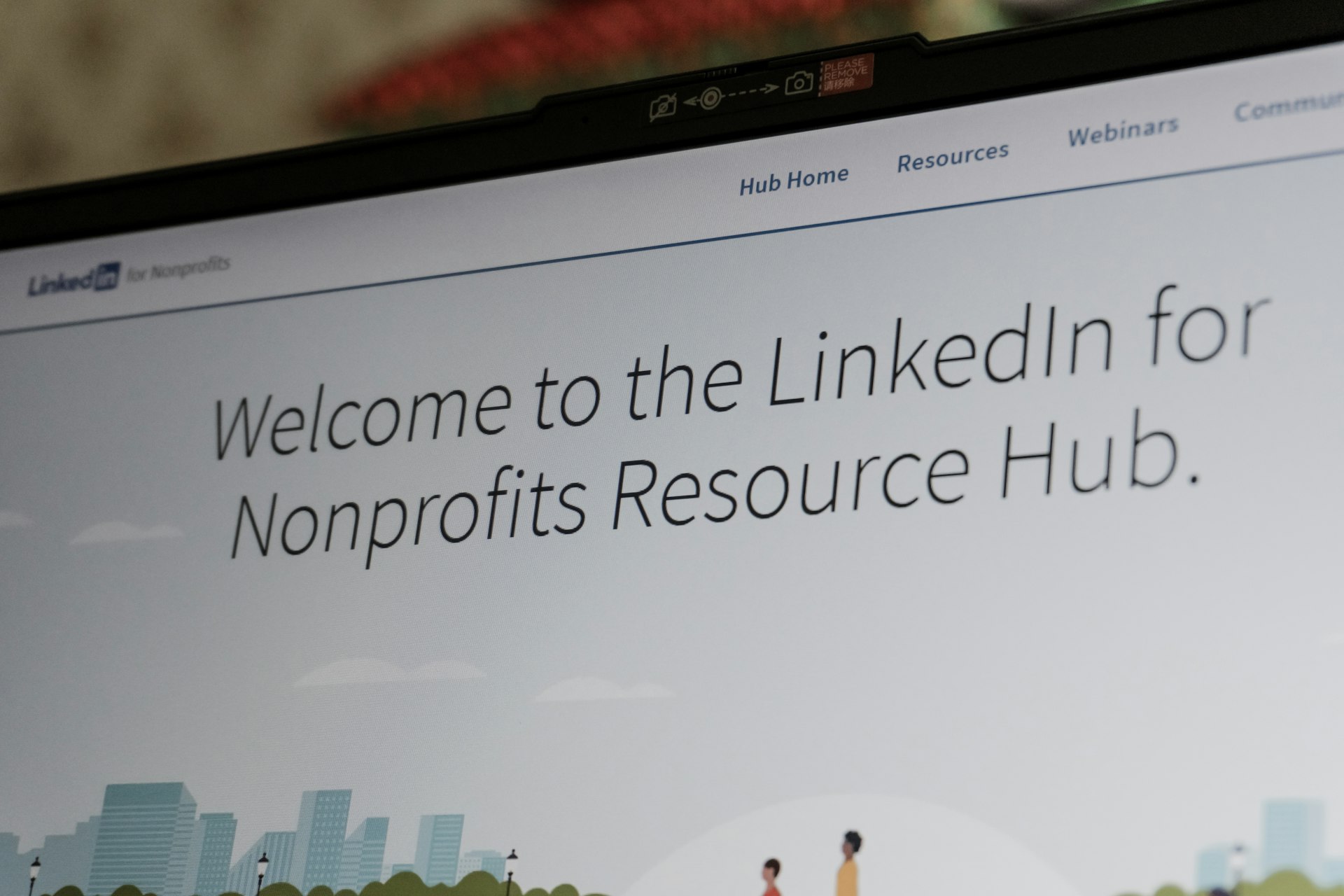 An image used as a link on a web page