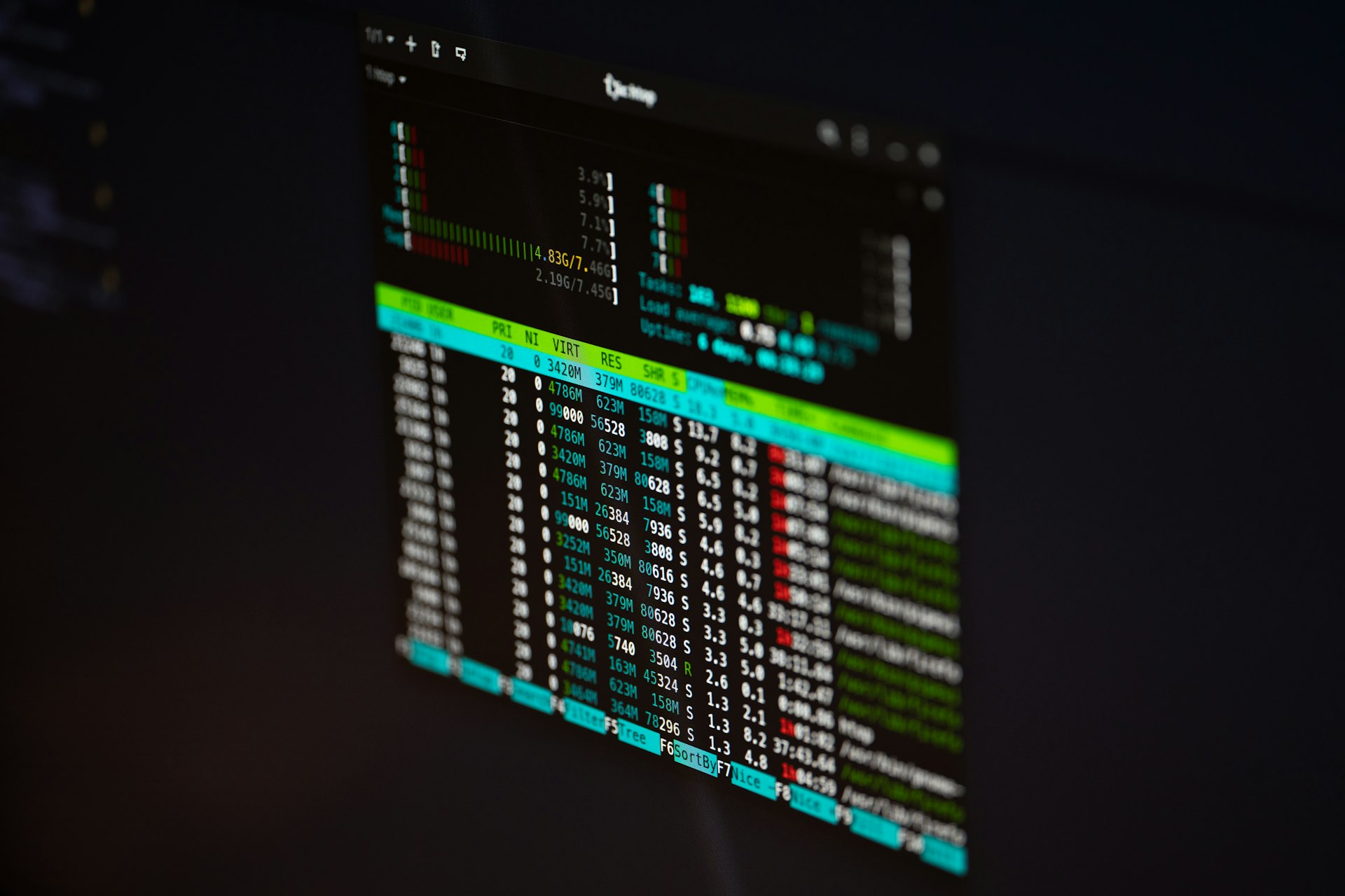 A table of grounding queries on screen