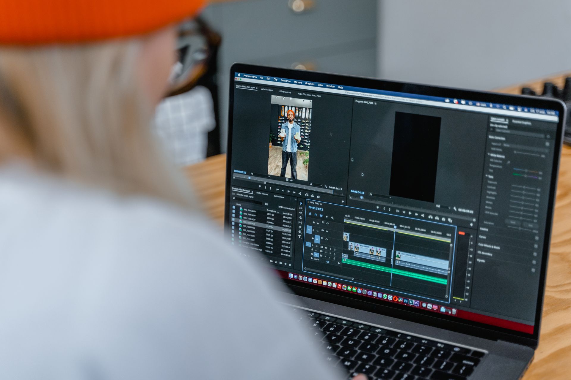 A blog post editor on a screen
