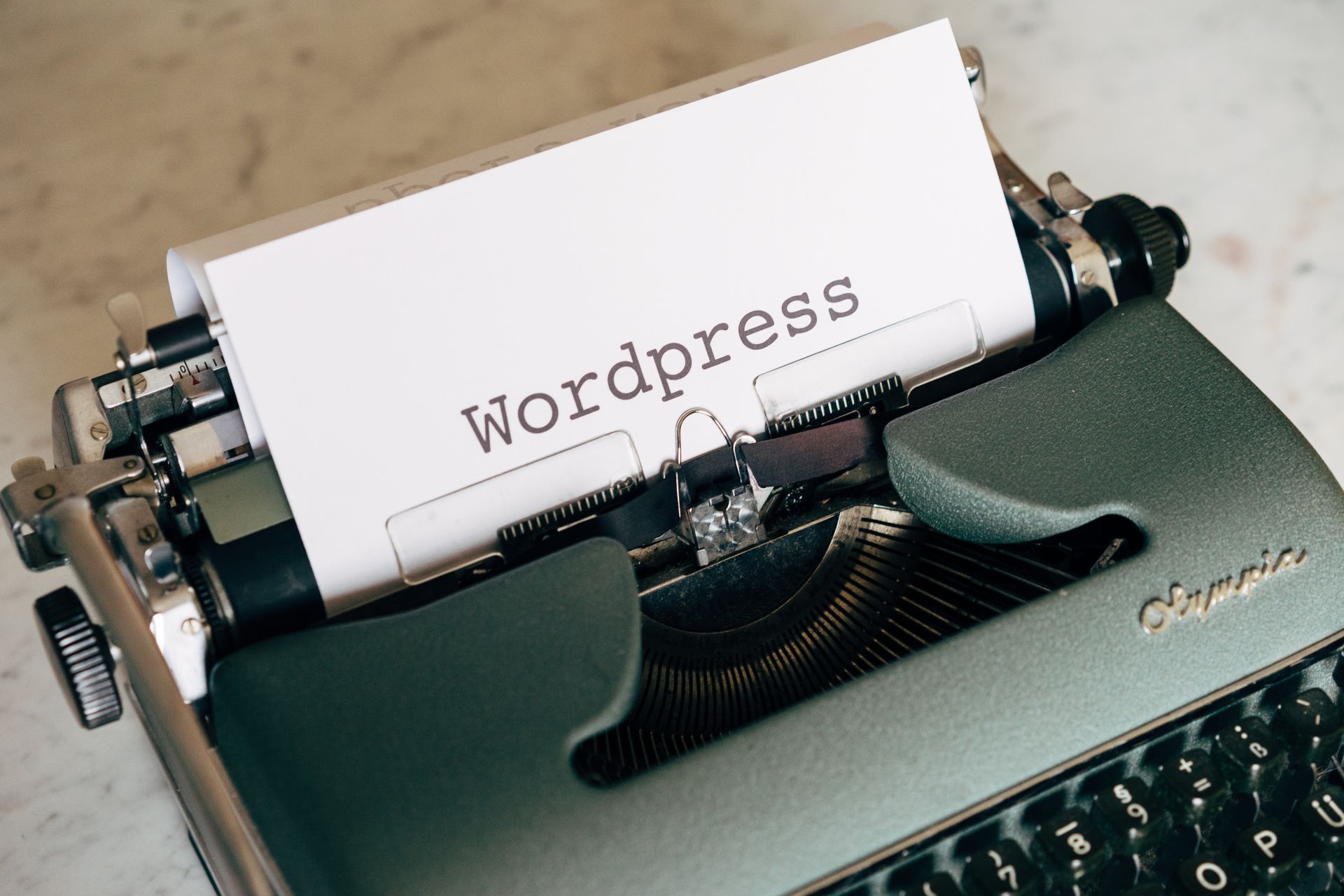 A blog post editor