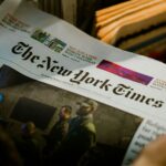 A newspaper with a highlighted article