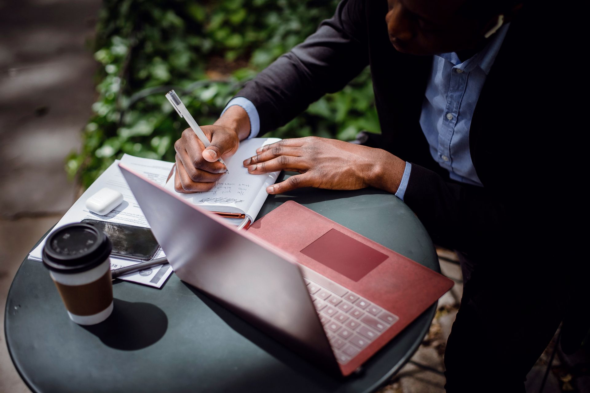 A writer creating a replacement resource