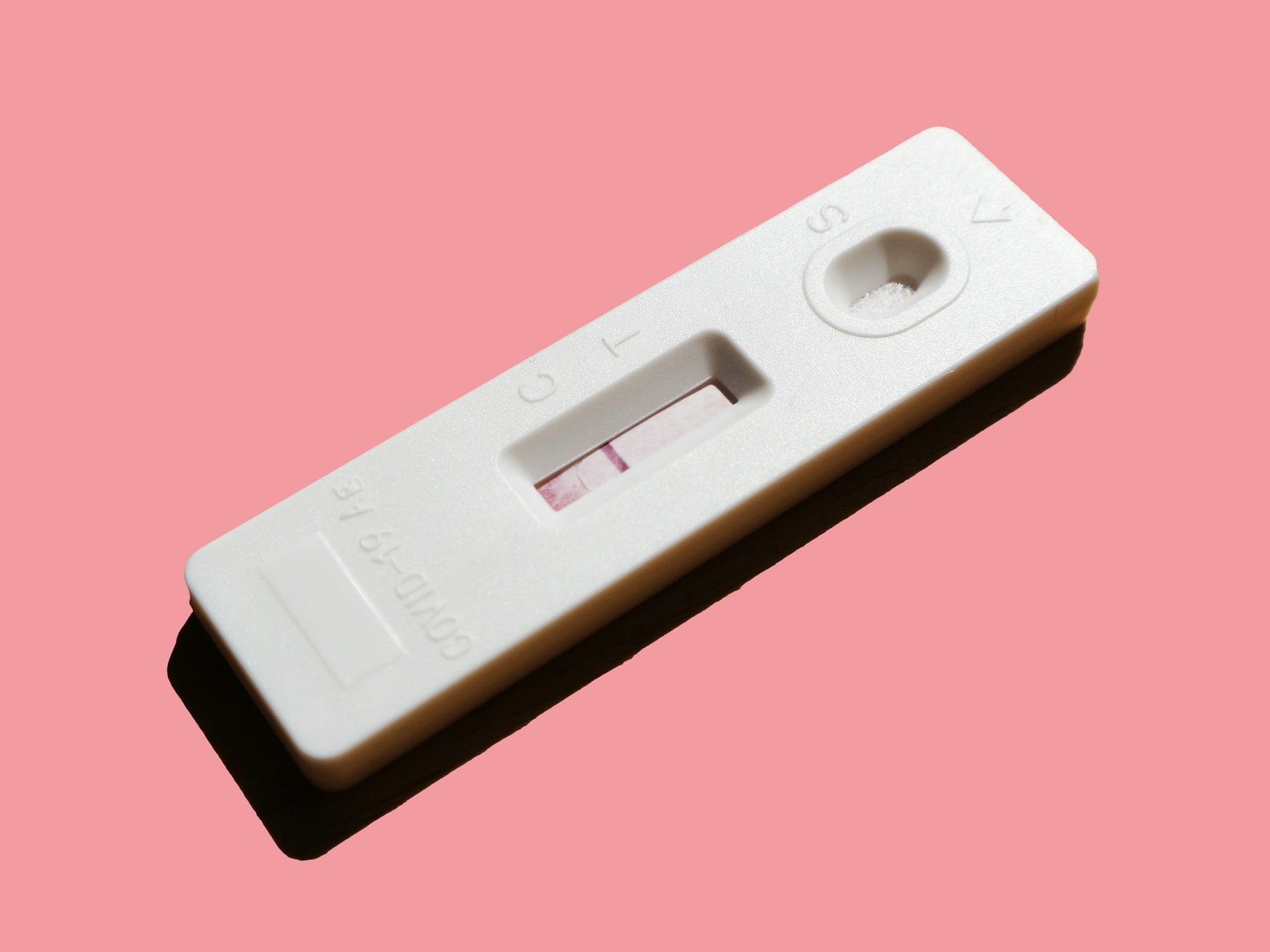 A live test result