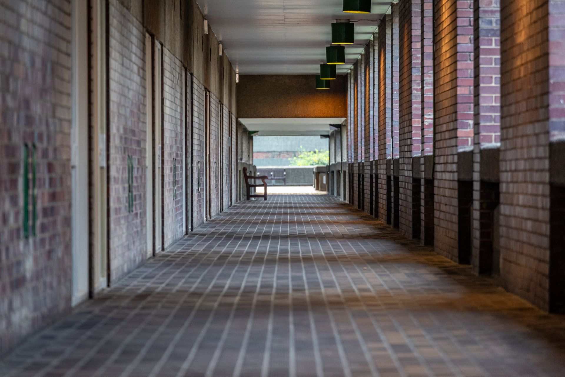 A data centre corridor