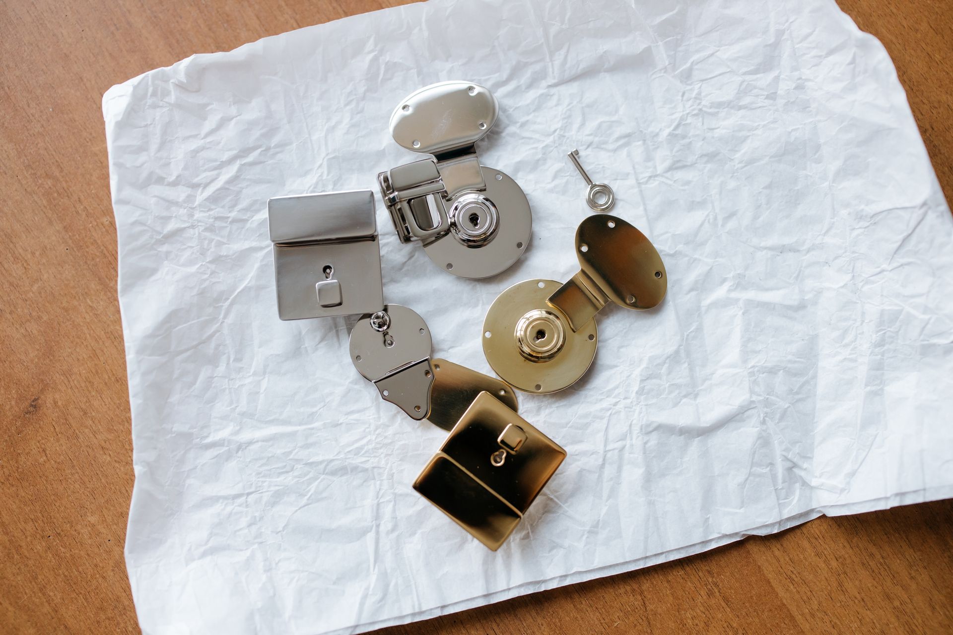A lock on a table