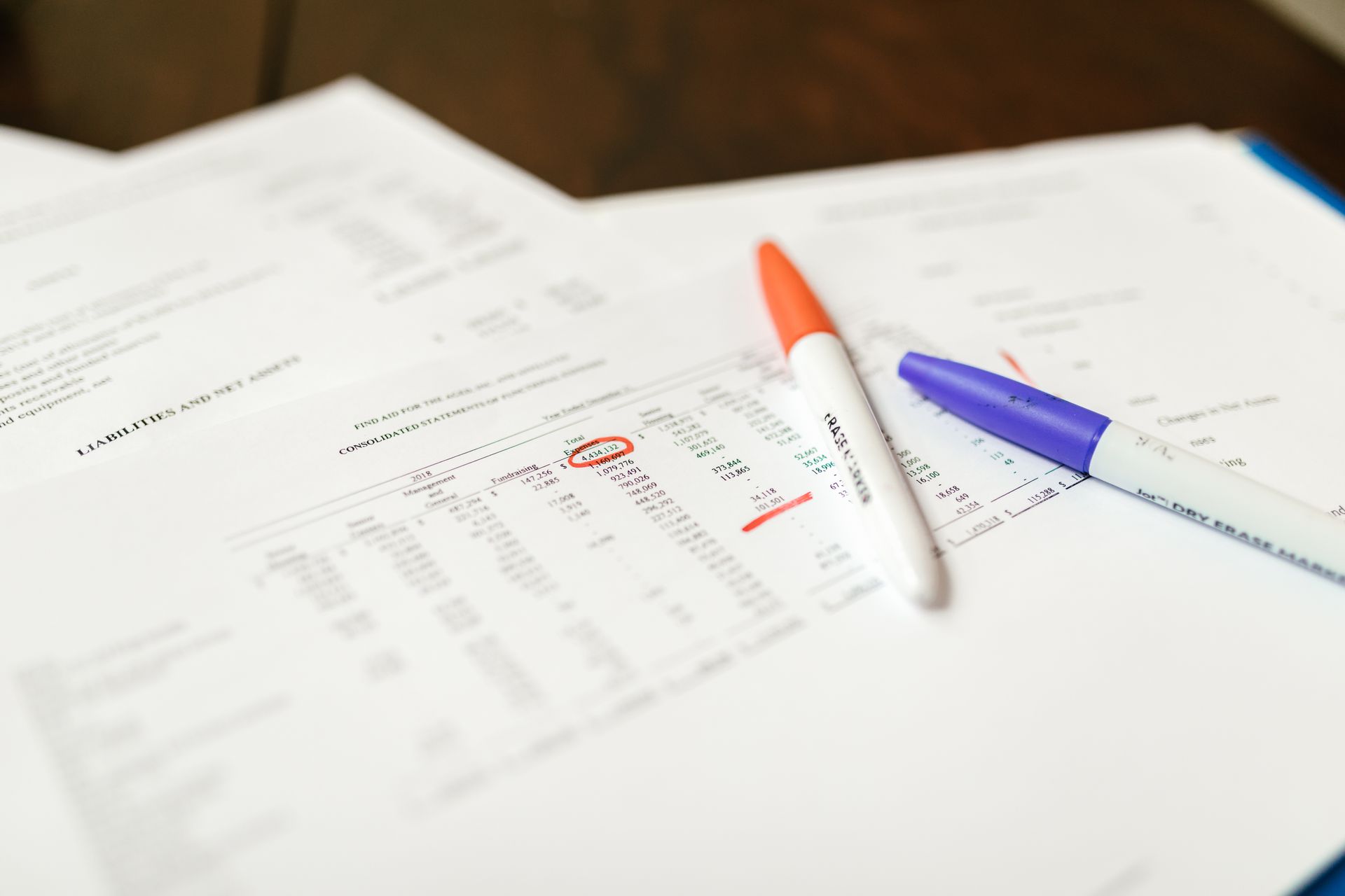 Outdated statistics highlighted in a draft