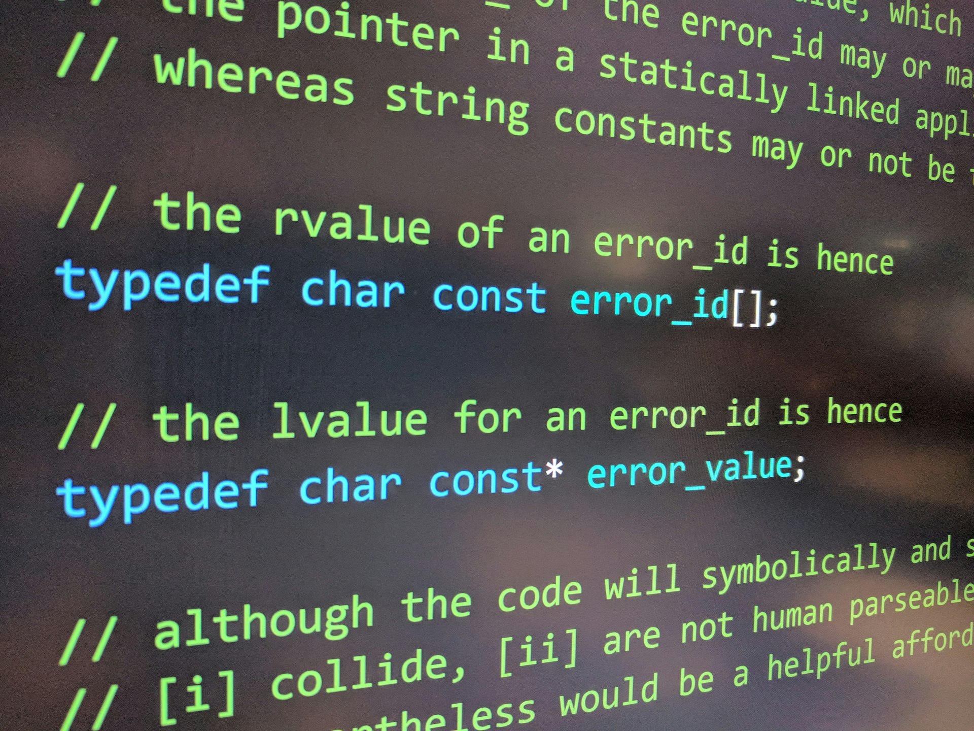 A canonical tag in code