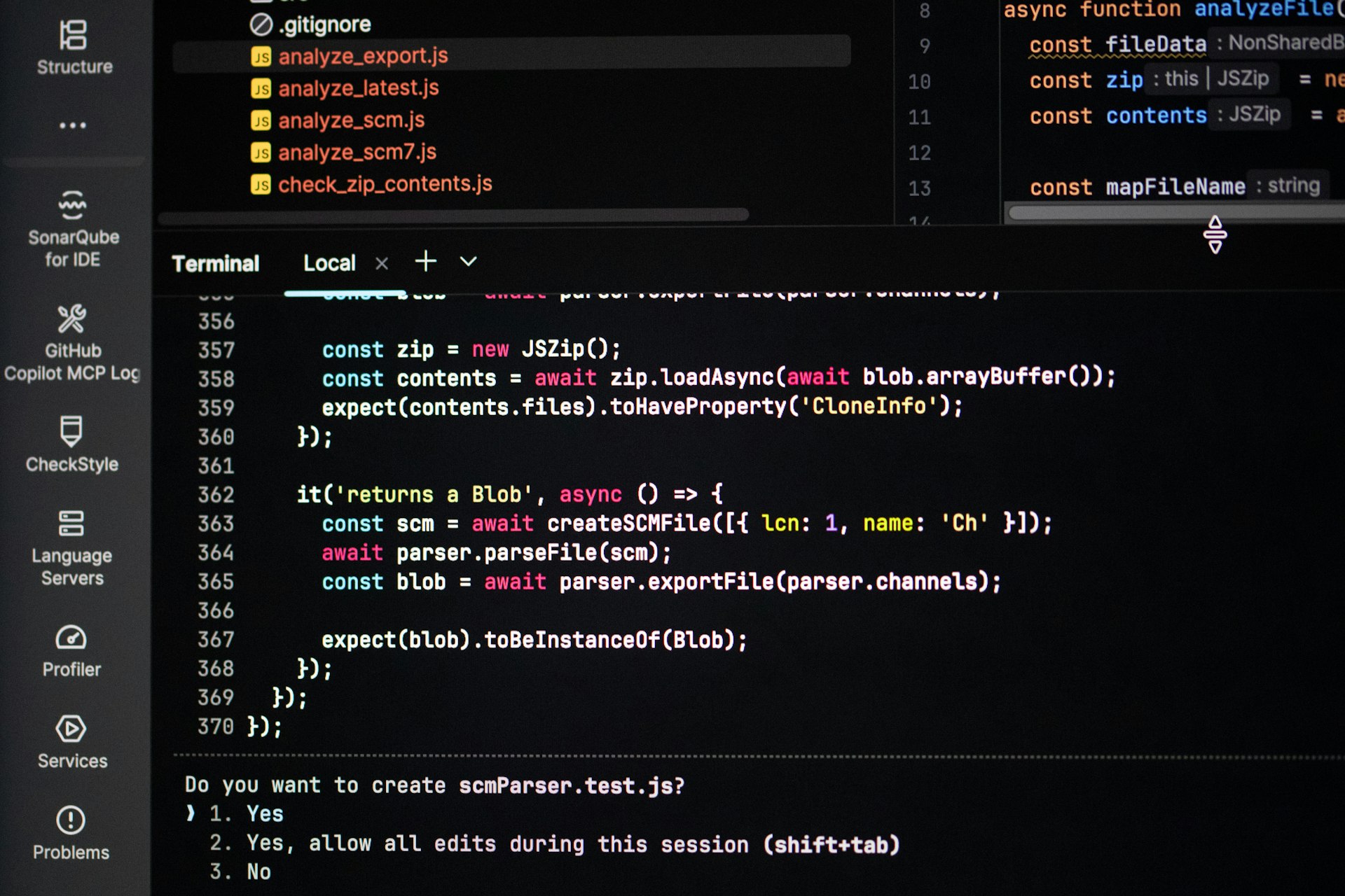 A canonical tag in code