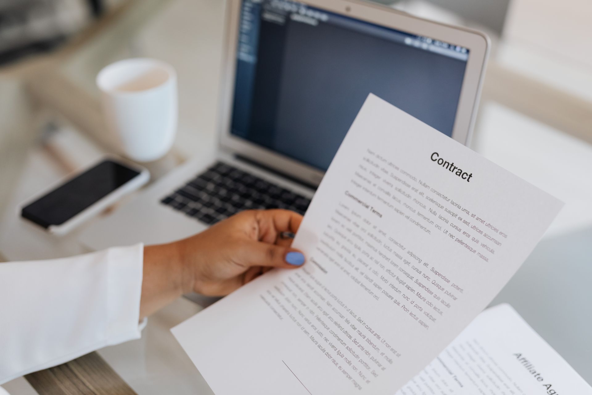 A disavow file open in a text editor