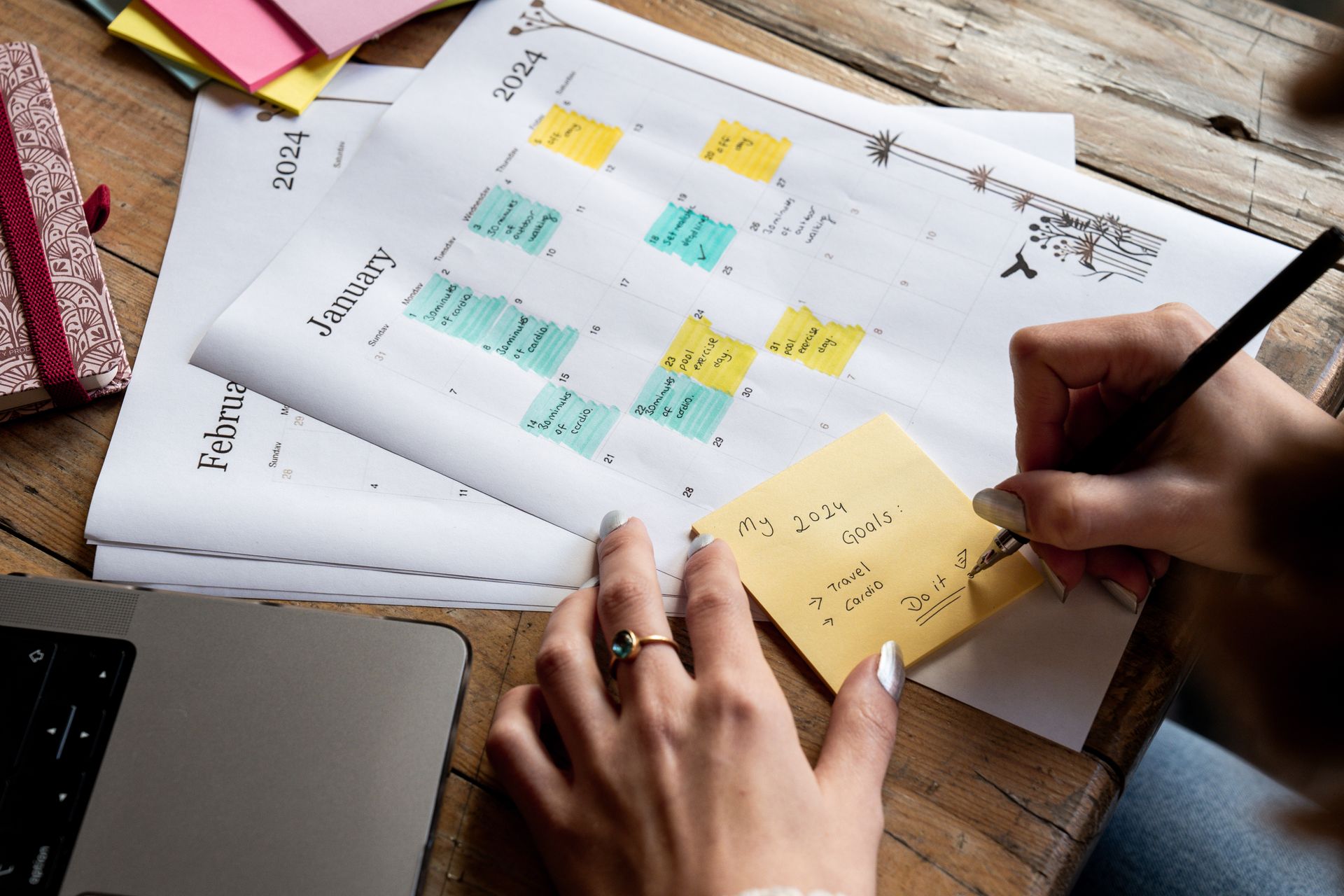 A calendar page