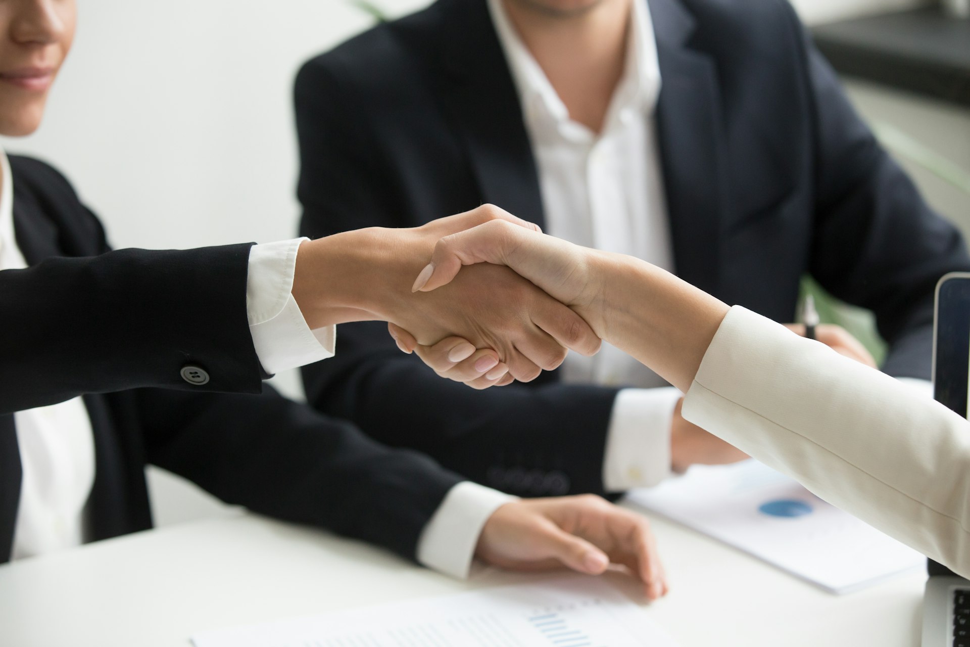 A negotiation handshake