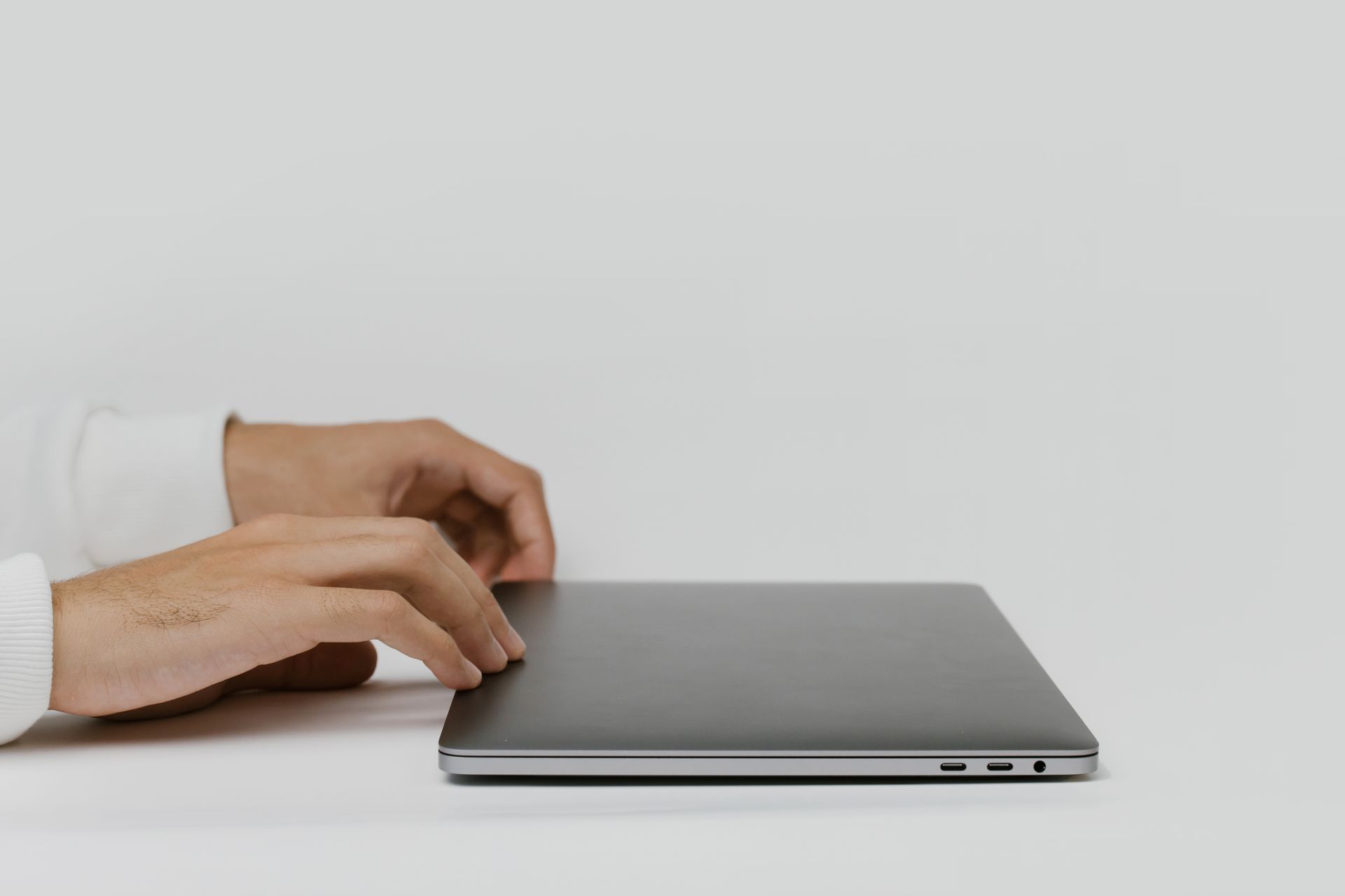 Two laptops side by side