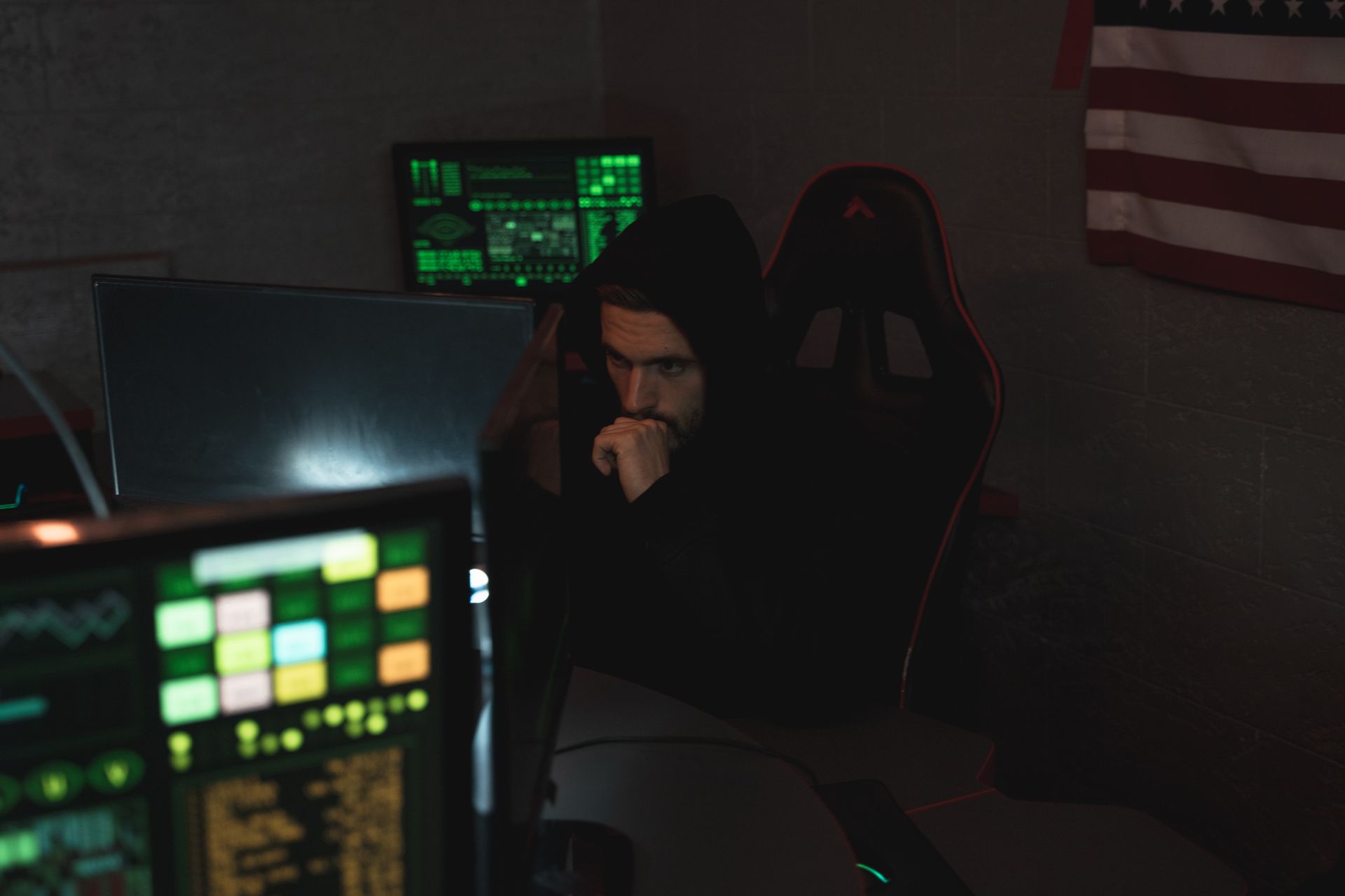 A security analyst at monitors