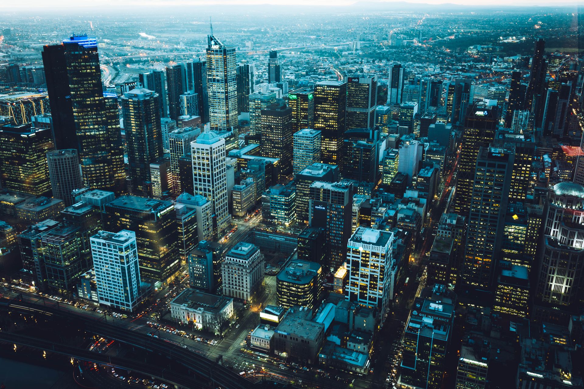 A list of city landing pages