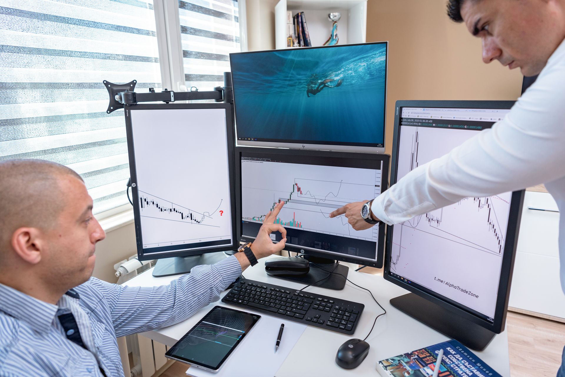 An analytics dashboard