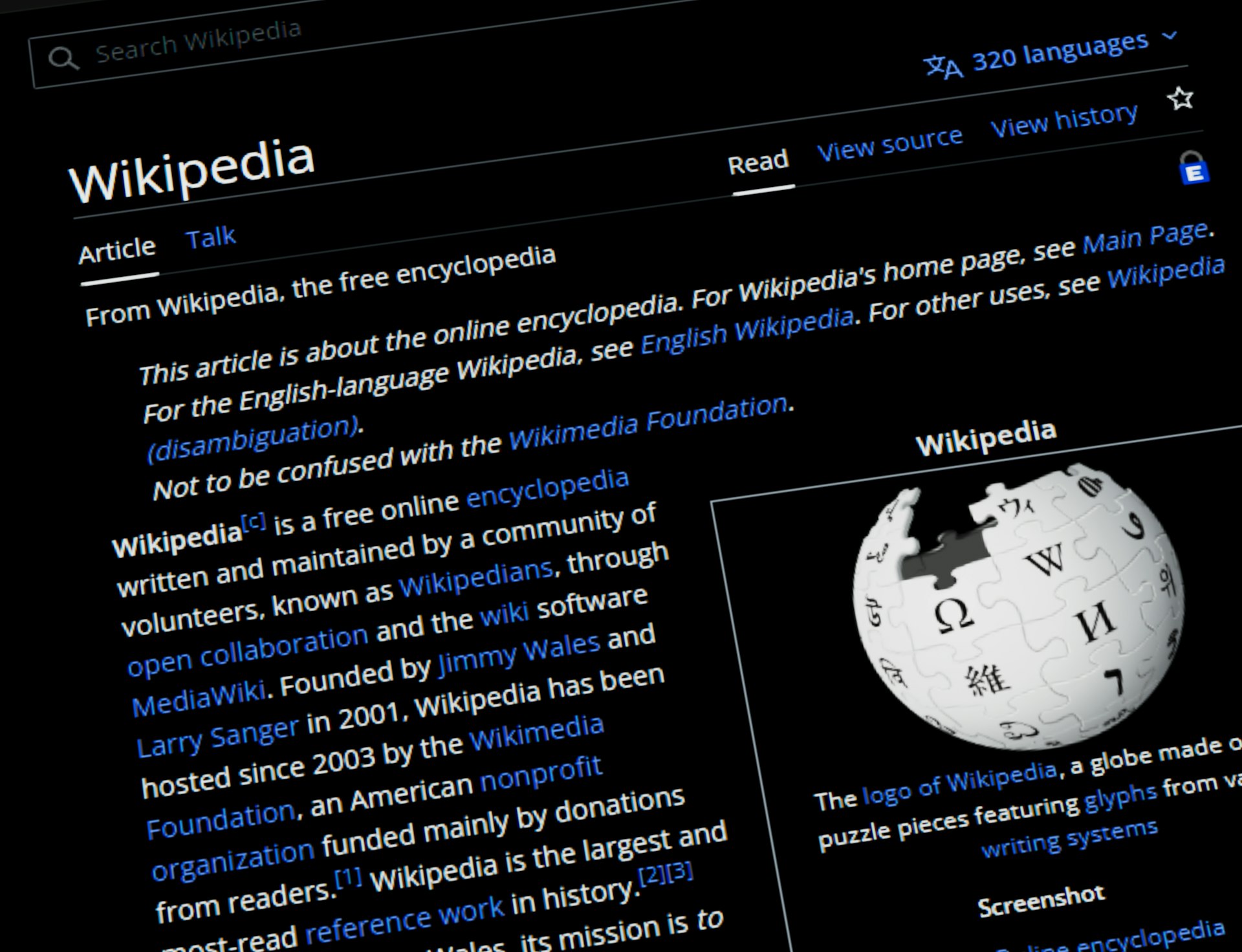 An encyclopedia-style info box