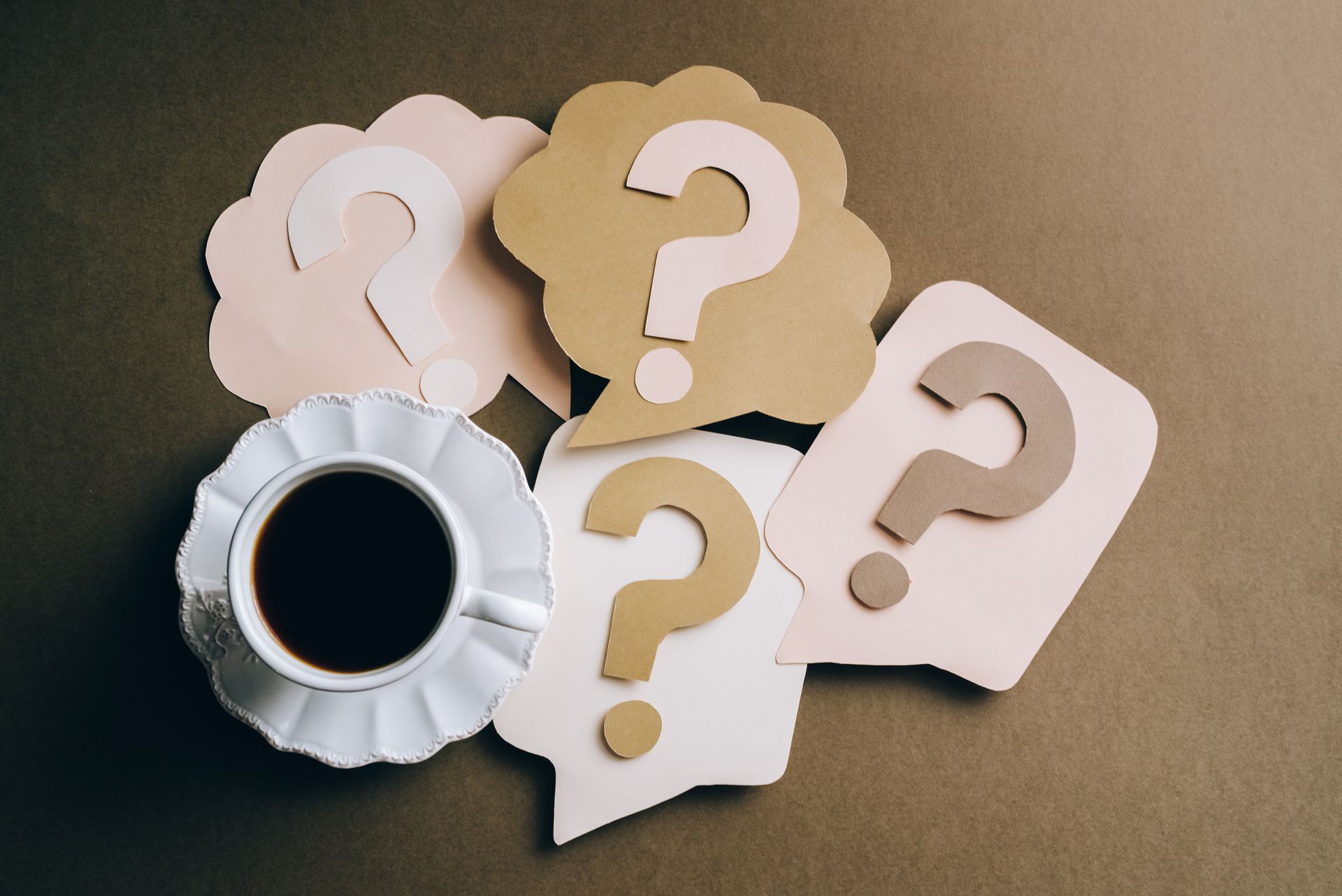 An FAQ page on a business site