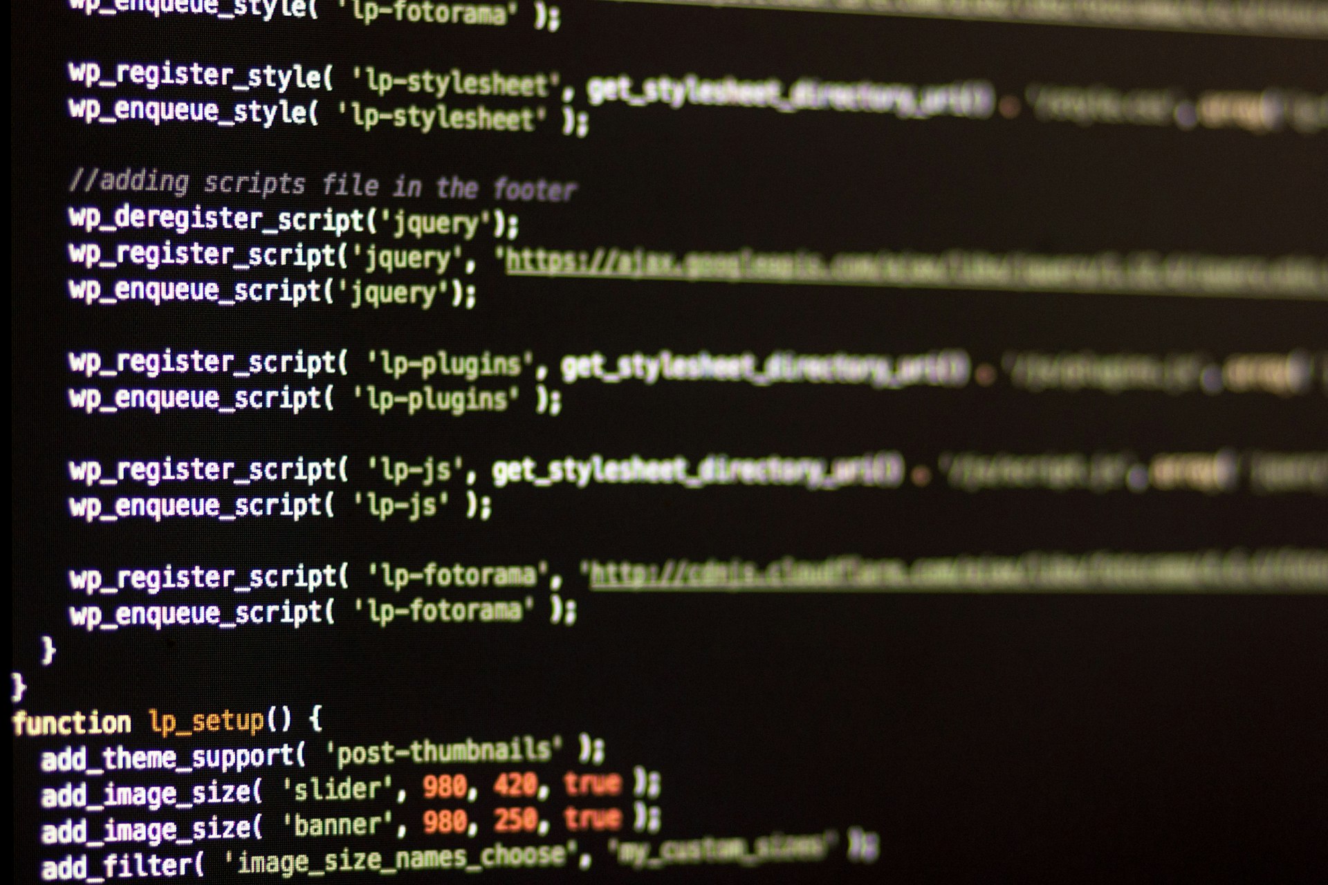 A list of tag archive pages in a CMS