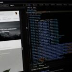 A publisher editing ad script code on a website