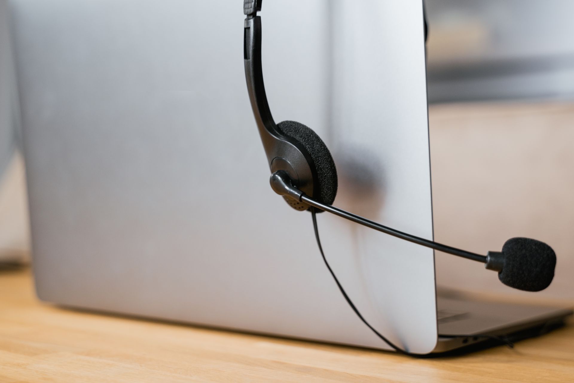 A support help-centre article open on a laptop