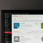 A website ad settings dashboard on a monitor
