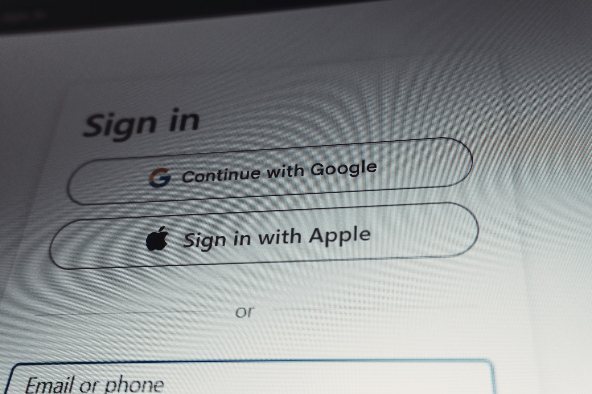 A CMS login page in a browser