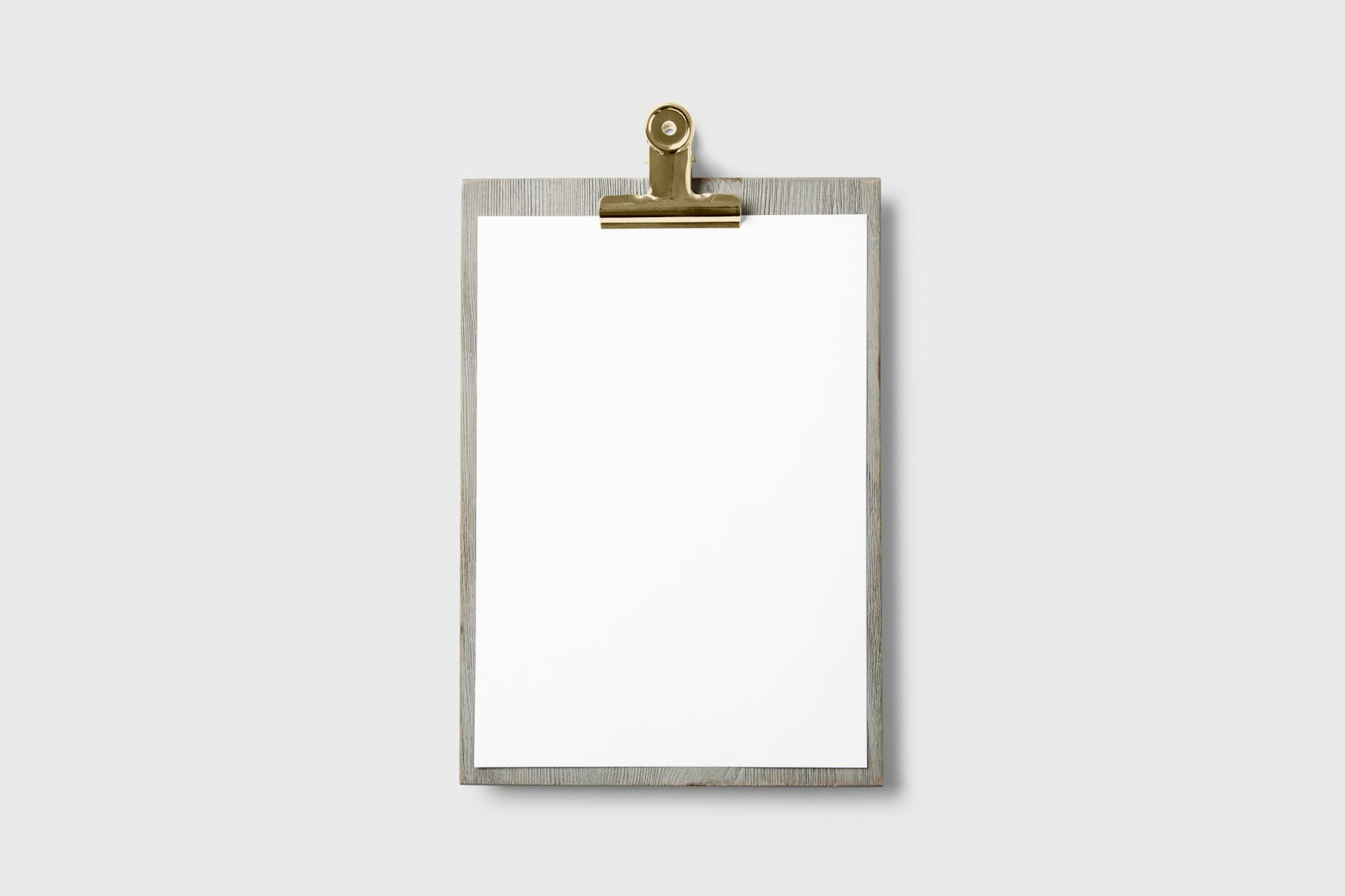 A checklist on a clipboard