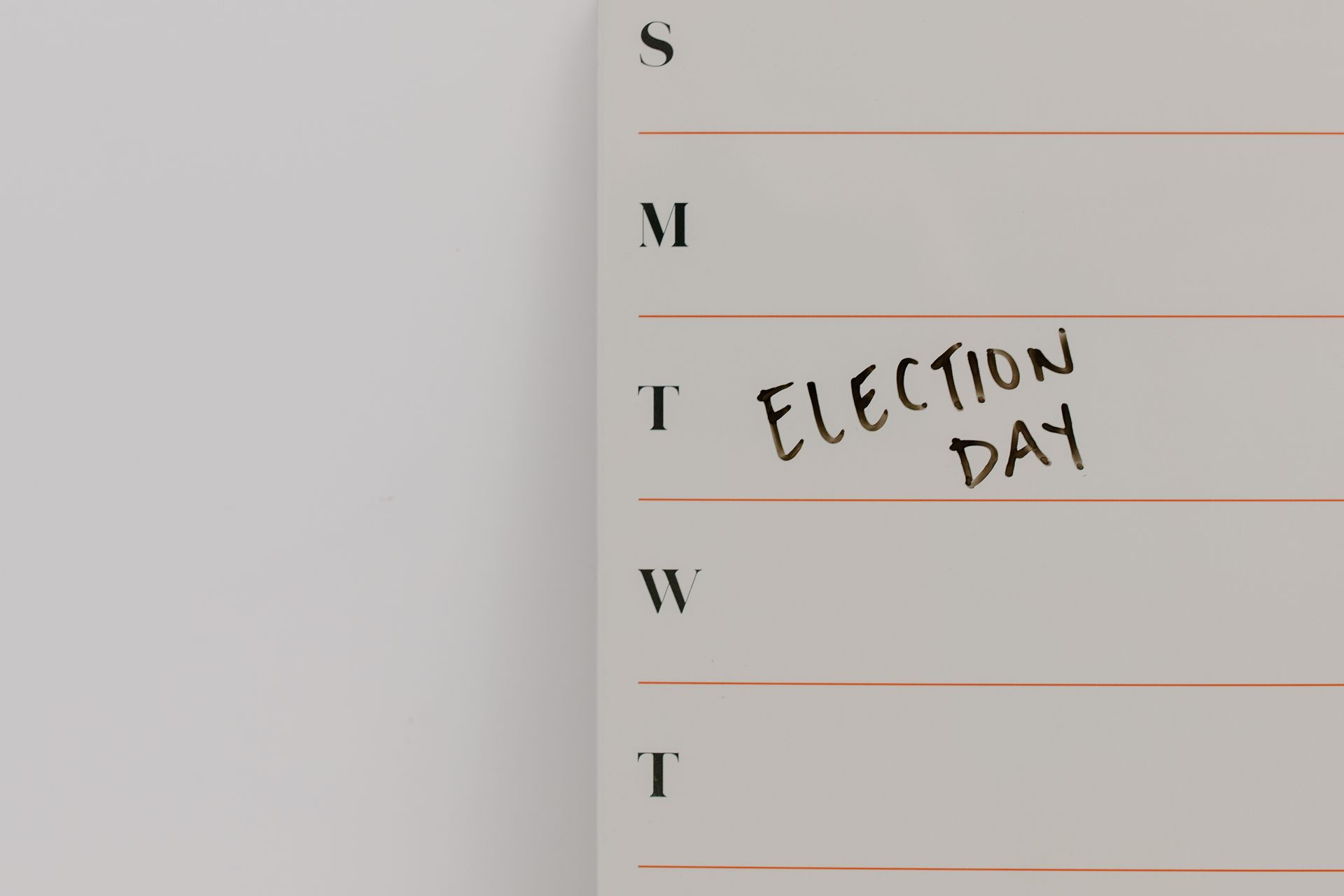 A deadline marked on a calendar