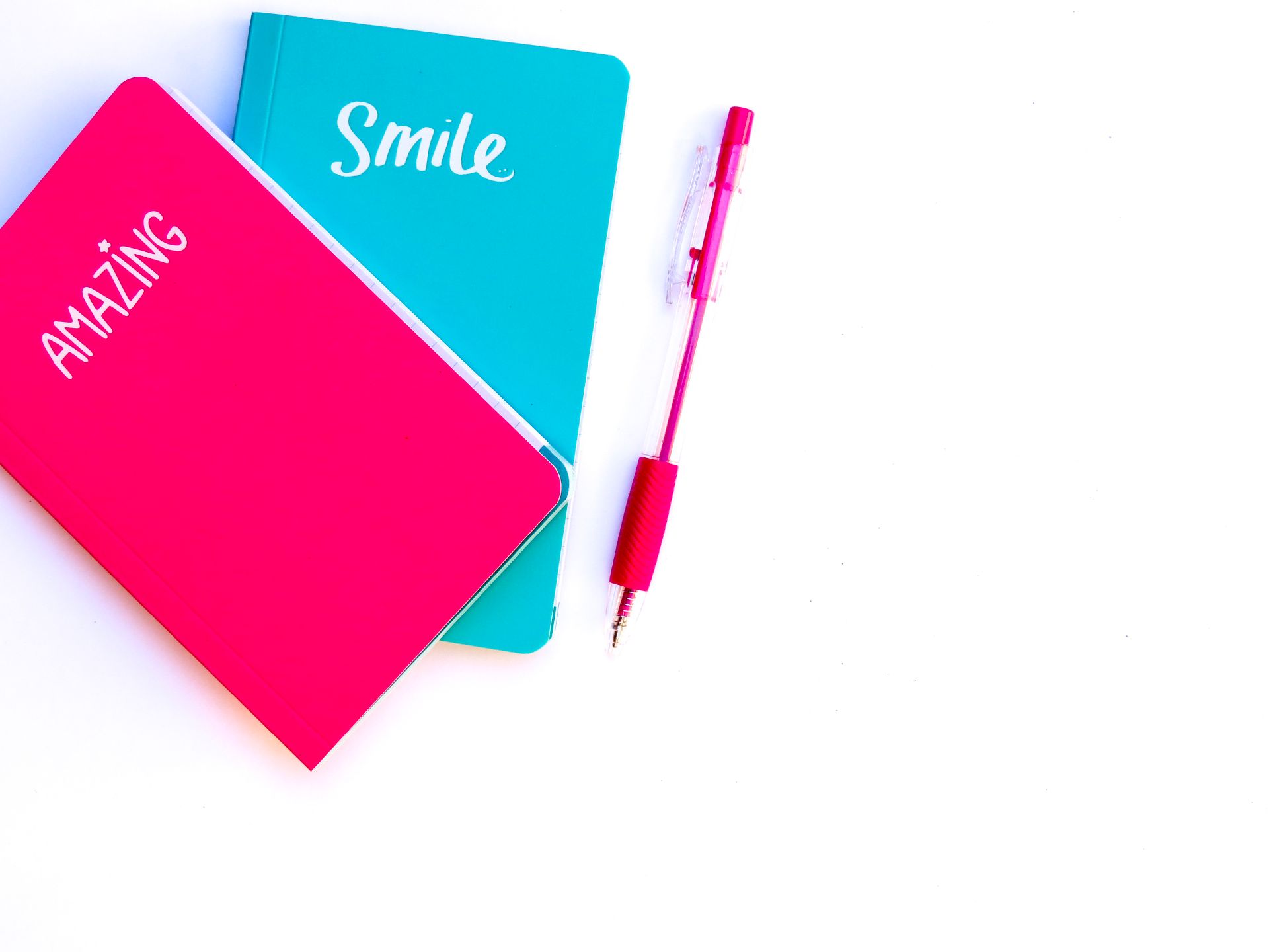 A notebook with notes