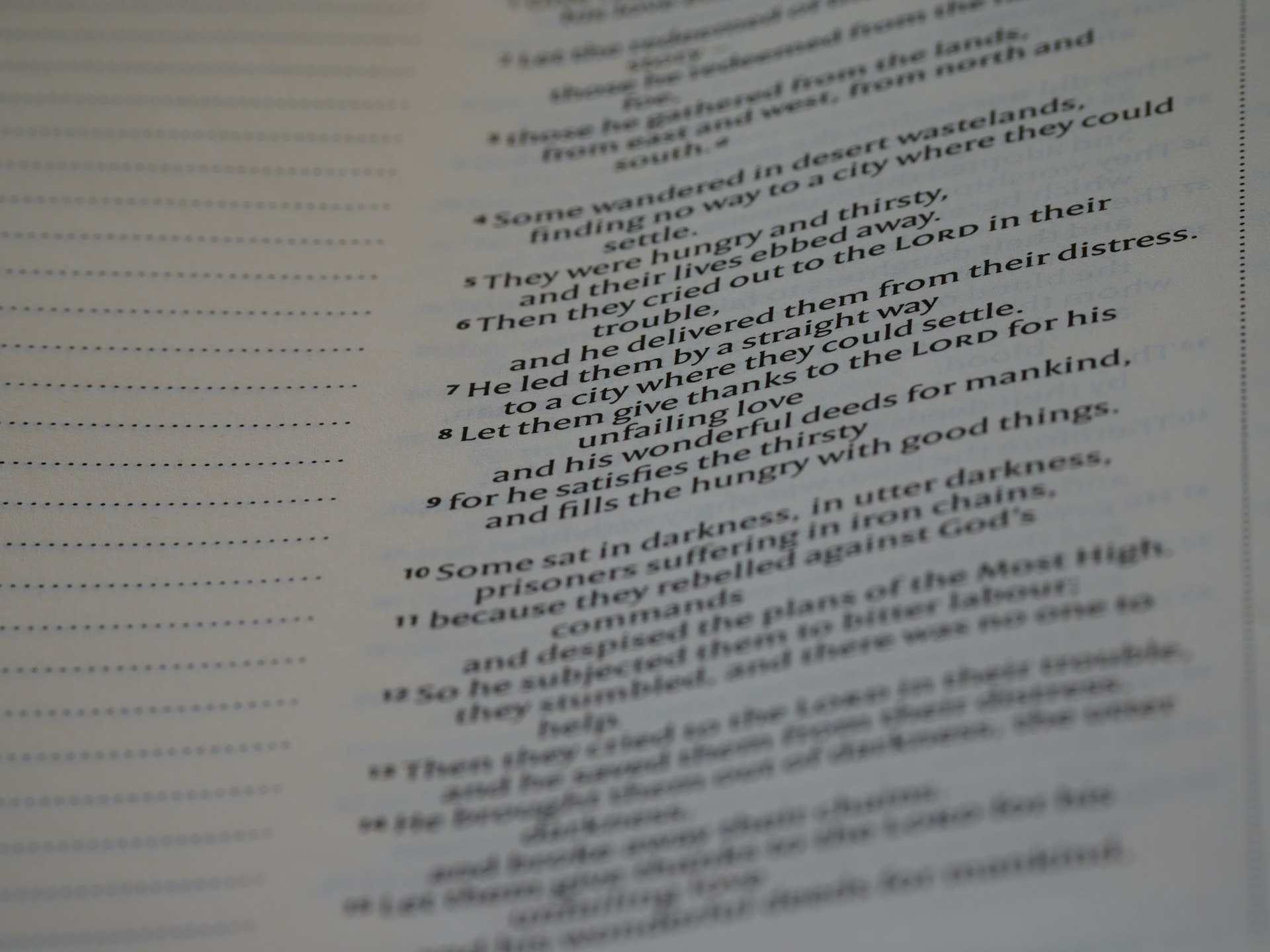 A list of page titles