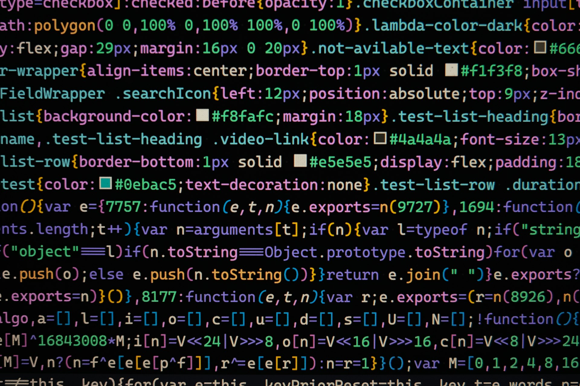 A noindex tag in code