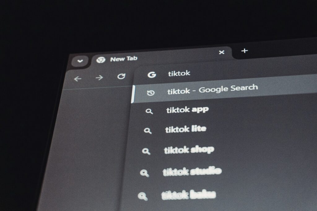 A search result with links beneath it