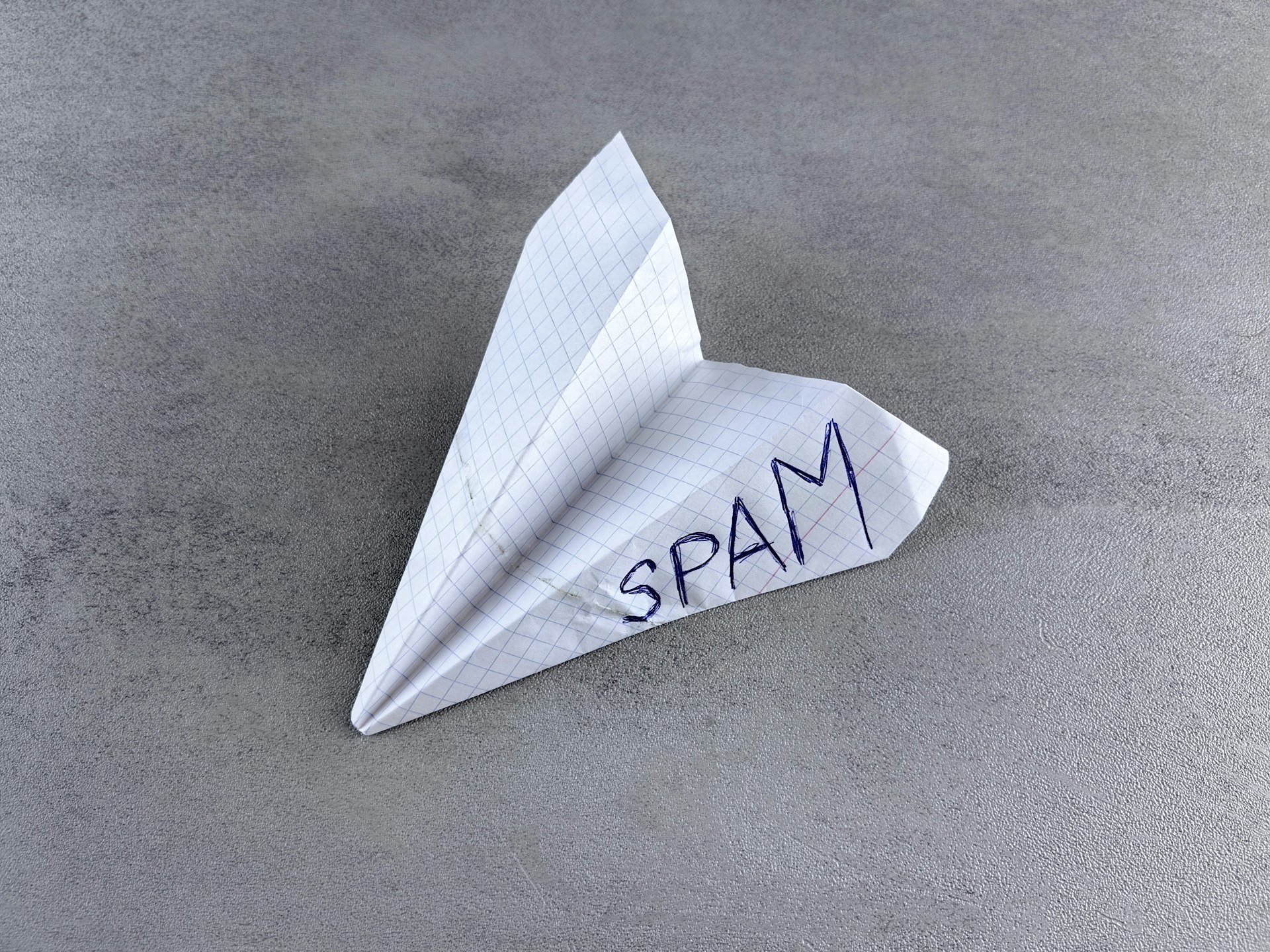 An analyst documenting spam