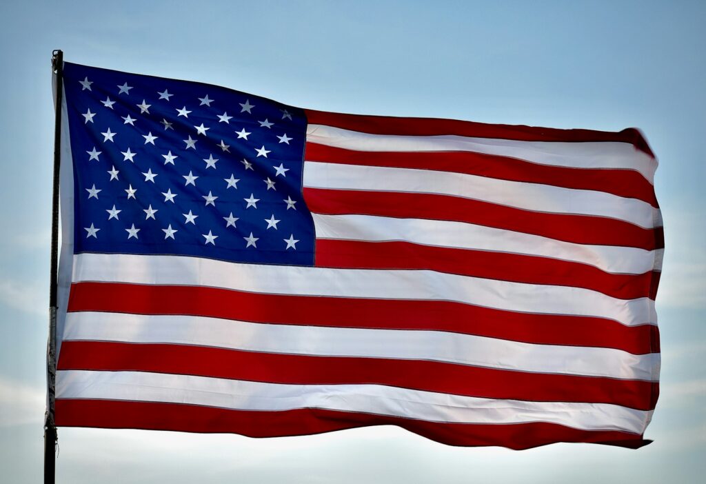 A flag on search results