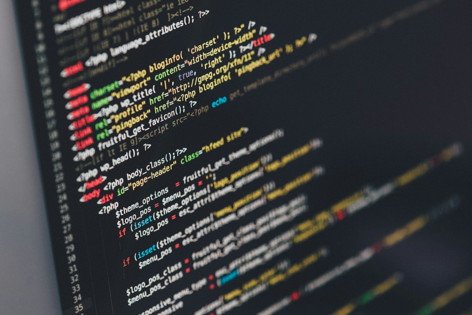 HTML heading tags in code