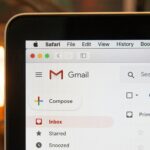 A journalist query email in an inbox on a laptop