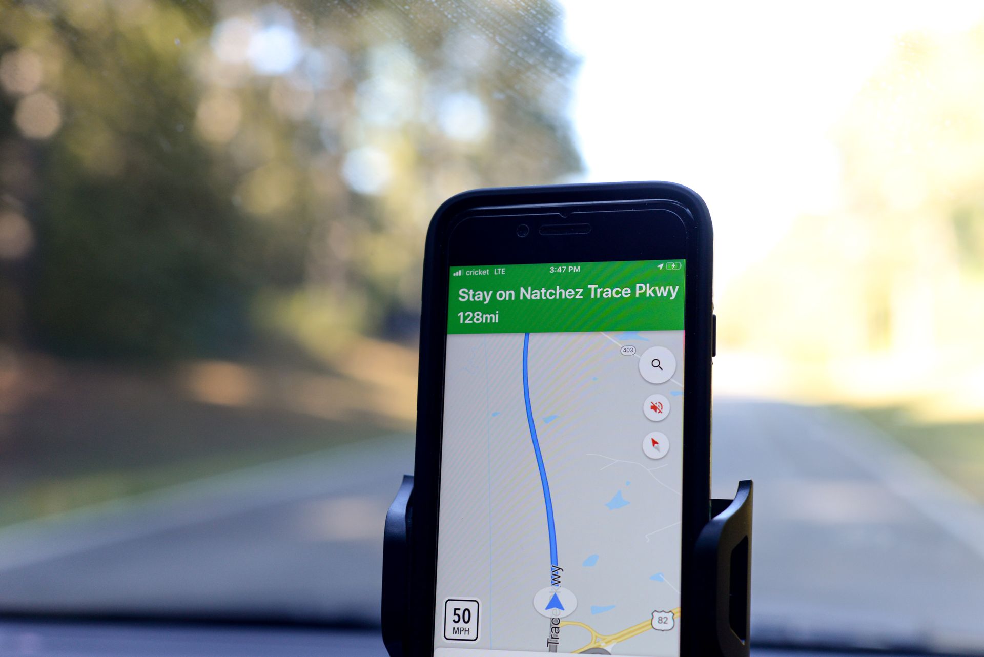 Location settings on a phone