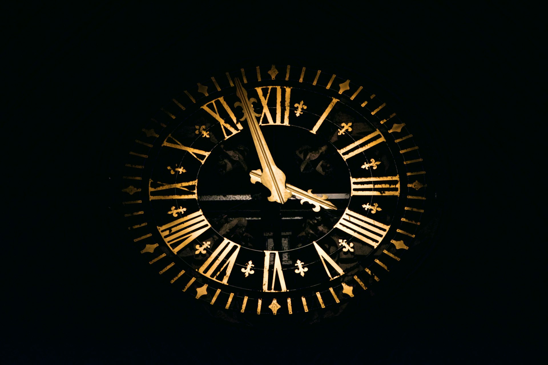 A countdown clock