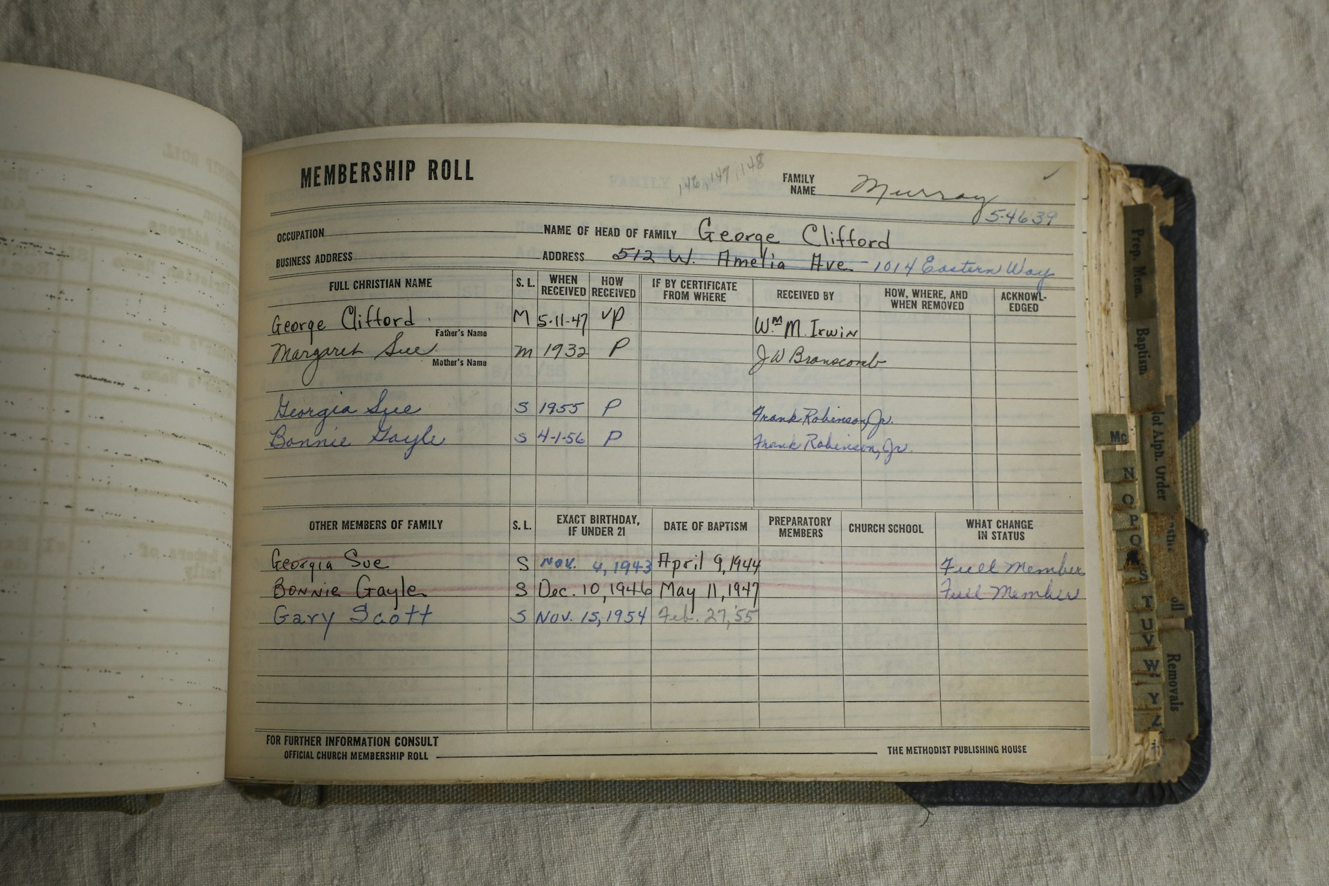 An owner's working hours log