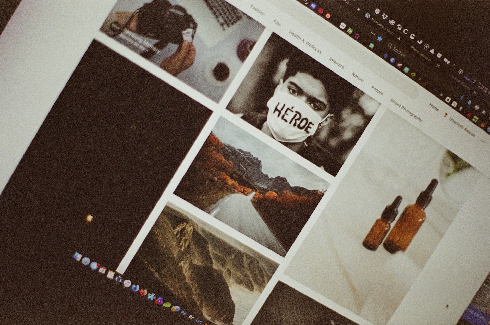 A homepage section linking to a new article