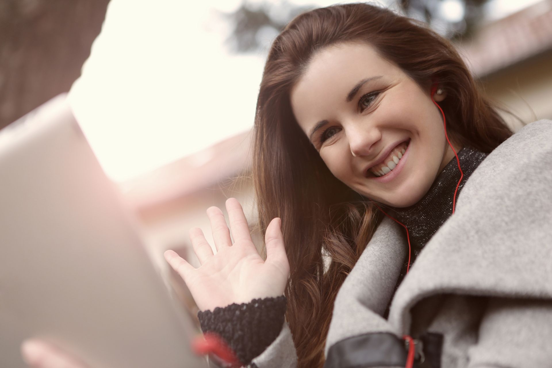 A video call with a buyer